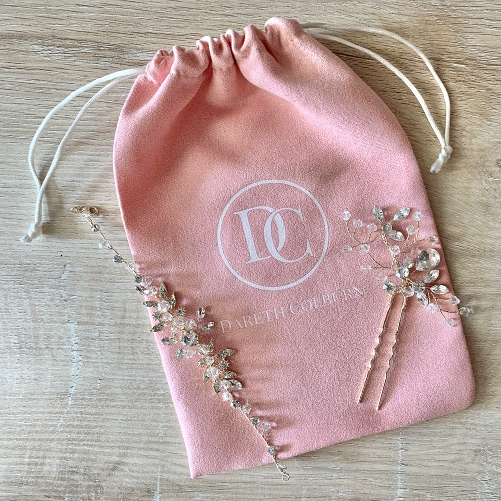 Dareth Colburn hair pin & bracelet